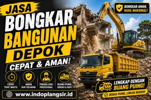 Jasa Bongkar Bangunan Depok Cepat dan Aman