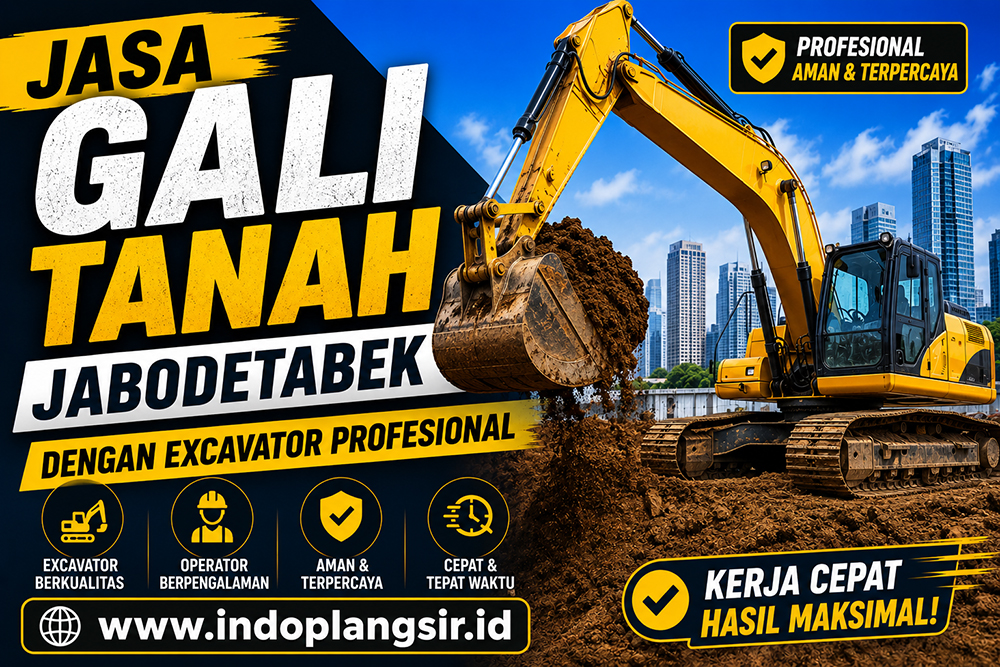 Jasa Gali Tanah Jabodetabek dengan Excavator Profesional 1 Jasa Gali tanah Jabodetabek