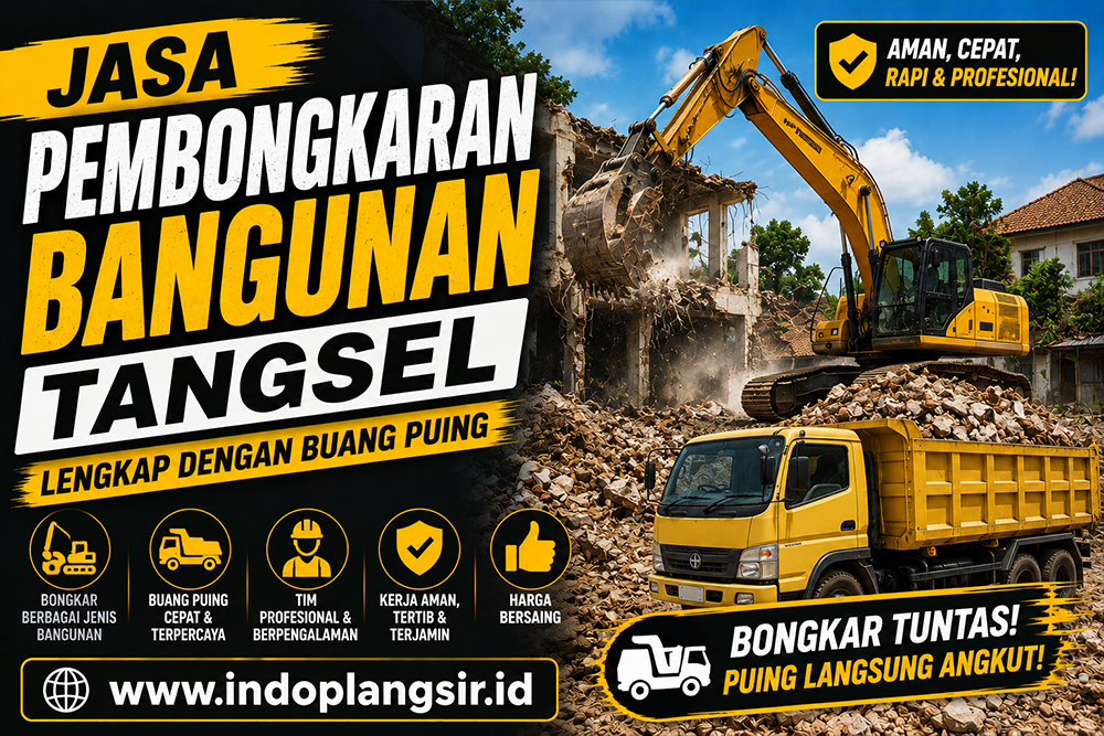 Jasa Pembongkaran Bangunan Tangsel Lengkap dengan Buang Puing 1 Jasa Pembongkaran Bangunan Tangsel Lengkap dengan Buang Puing