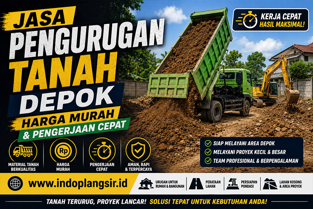 Jasa Pengurugan Tanah Depok Harga Murah dan Pengerjaan Cepat 1 Jasa Pengurugan Tanah Depok Harga Murah dan Pengerjaan Cepat